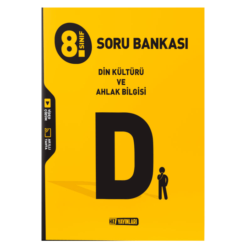 Hız Yayınları 8. Sınıf Din Kültürü ve Ahlak Bilgisi Soru Bankası