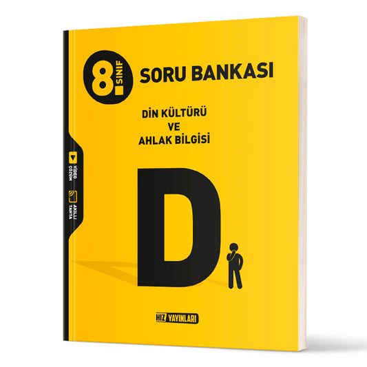 Hız Yayınları Ortaokul 8. Sınıf Din Kültürü ve Ahlak Bilgisi Soru Bankası Test Kitabı