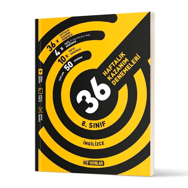 Hız Yayınları 8. Sınıf İngilizce Haftalık Deneme