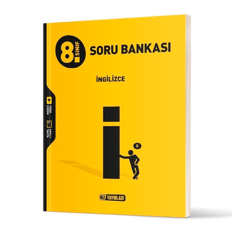 Hız Yayınları Ortaokul 8. Sınıf İngilizce Soru Bankası Test Kitabı