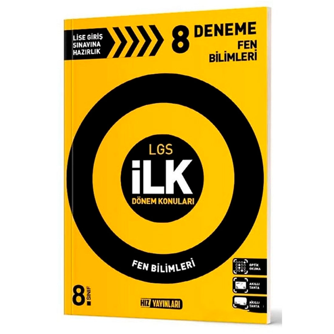 Hız Yayınları 8. Sınıf LGS Fen Bilimleri 1. Dönem 8 Deneme