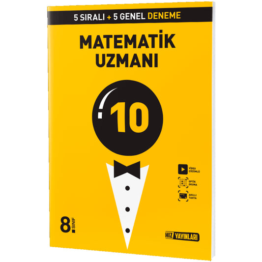 Hız Yayınları 8. Sınıf Matematik Uzman 10 Deneme