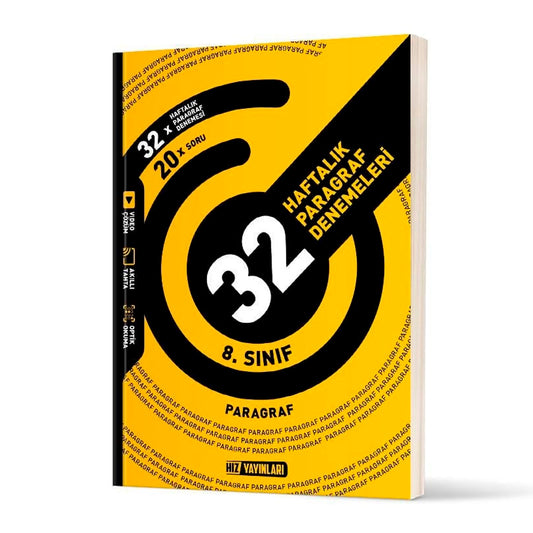 Hız Yayınları 8. Sınıf Paragraf Haftalık Deneme