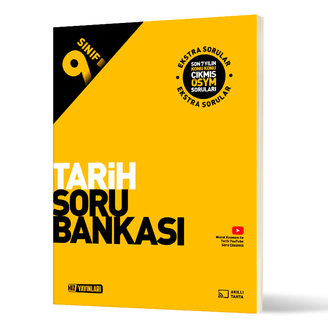 Hız Yayınları 9. Sınıf Lise 1 Tarih Soru Bankası Test Kitabı