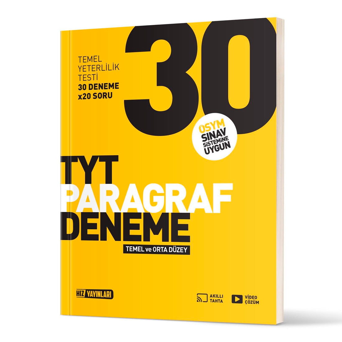 Hız Yayınları TYT Temel ve Orta Düzey Paragraf Deneme