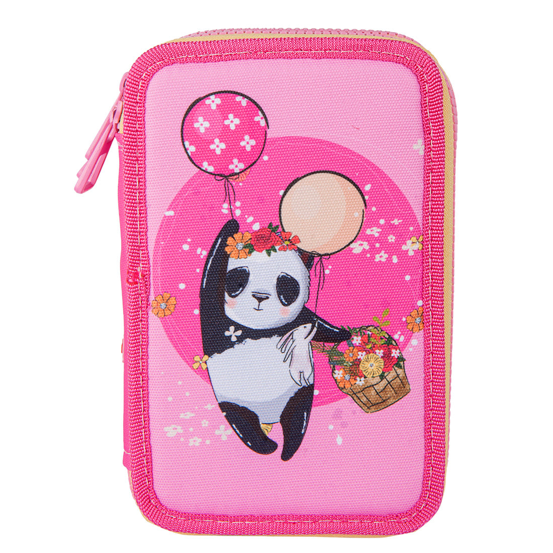 Hoalaa Panda 3 Katlı Dolu Kalem Çantası