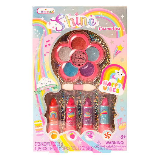 Hot Focus Parıltılı Far Ve Ruj Seti