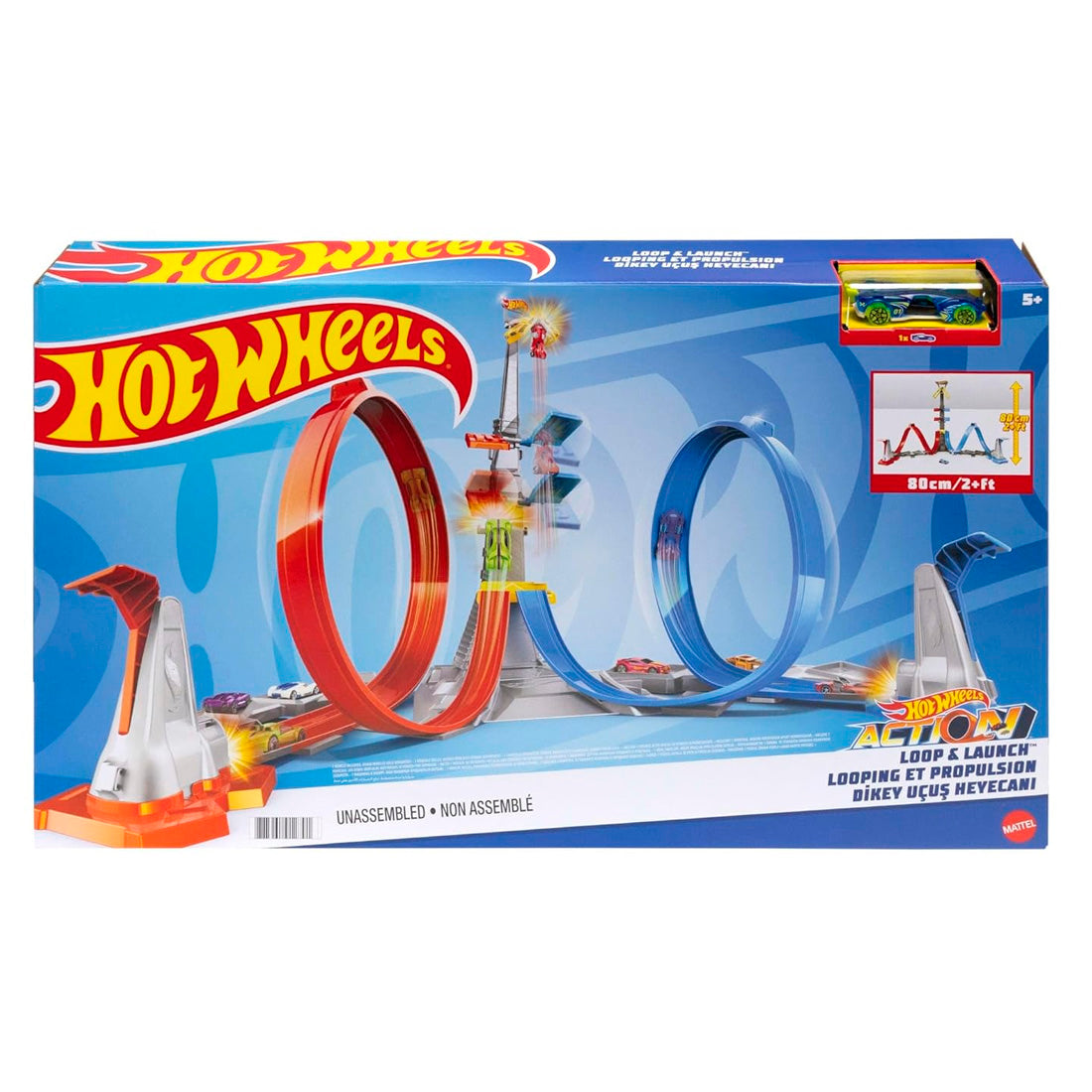 Hot Wheels Dikey Uçuş Heyecan Yarış Seti GRW39