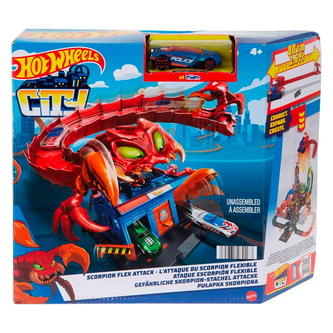 Hot Wheels Düşman Yaratıklar Oyun Seti Hareketli Akrep Saldırısı HDR29-HDR32
