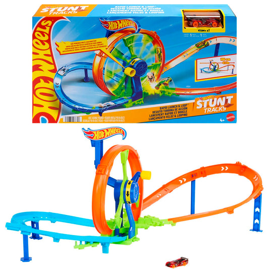 Hot Wheels Hızlı Fırlatma Ve Döngü Parkuru Jbx65