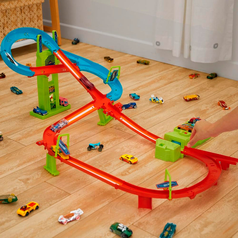 Hot Wheels Neon Yarışlar Çoklu Yarış Heyecanı Pist Seti HPC07