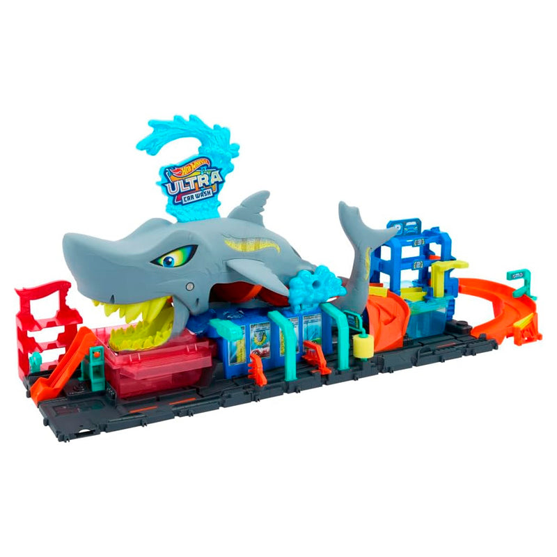 Hot Wheels Şehri Muhteşem Köpek Balığı Araba Yıkama Oyun Seti HTN82