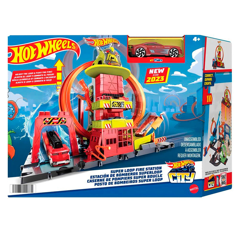 Hot Wheels Şehri Süper Döngü İtfaiye İstasyonu HKX41