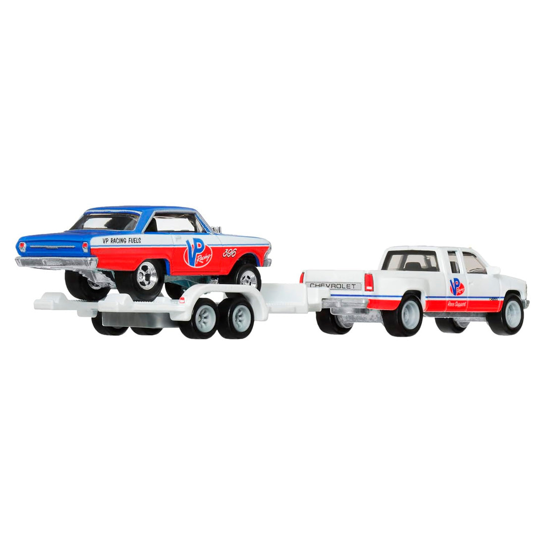 Hot Wheels Team Transport 63 Nova 88 Chevy Silverado 3500