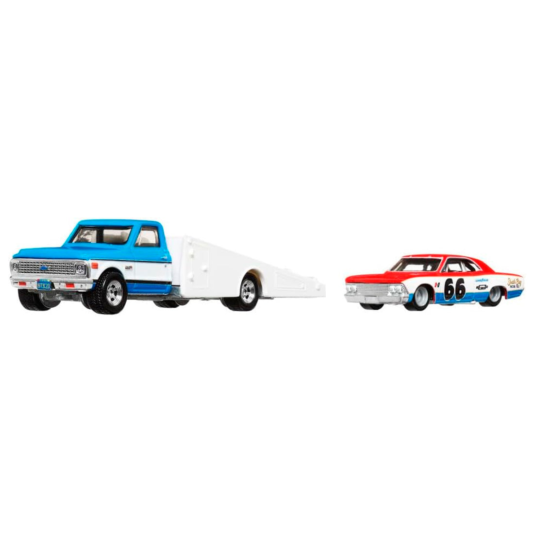 Hot Wheels Team Transport 66 Chevelle 72 Cvevy Ramp Truck