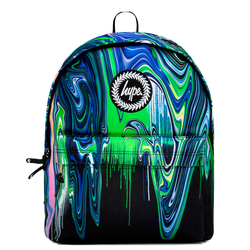 Hype Blue & Green Marble Drıp Backpack (TWLG-700_1SZ)