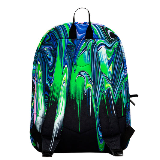 Hype Blue & Green Marble Drıp Backpack (TWLG-700_1SZ)