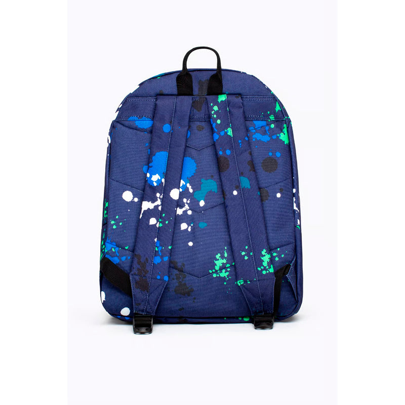 Hype Blue Green White Large Splat Backpack (TWLG-721_1SZ)
