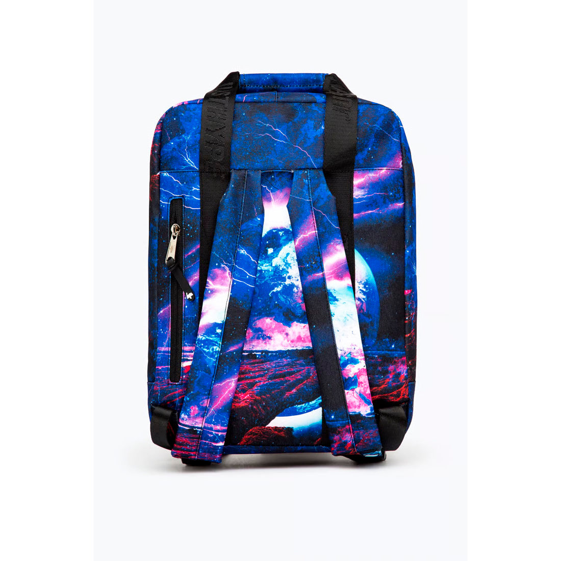 Hype Blue & Purple Galaxy Space Boxy Backpack (TWLG-828_1SZ)