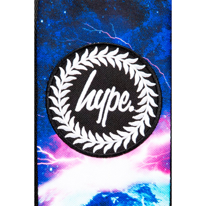 Hype Blue & Purple Galaxy Space Boxy Backpack (TWLG-828_1SZ)