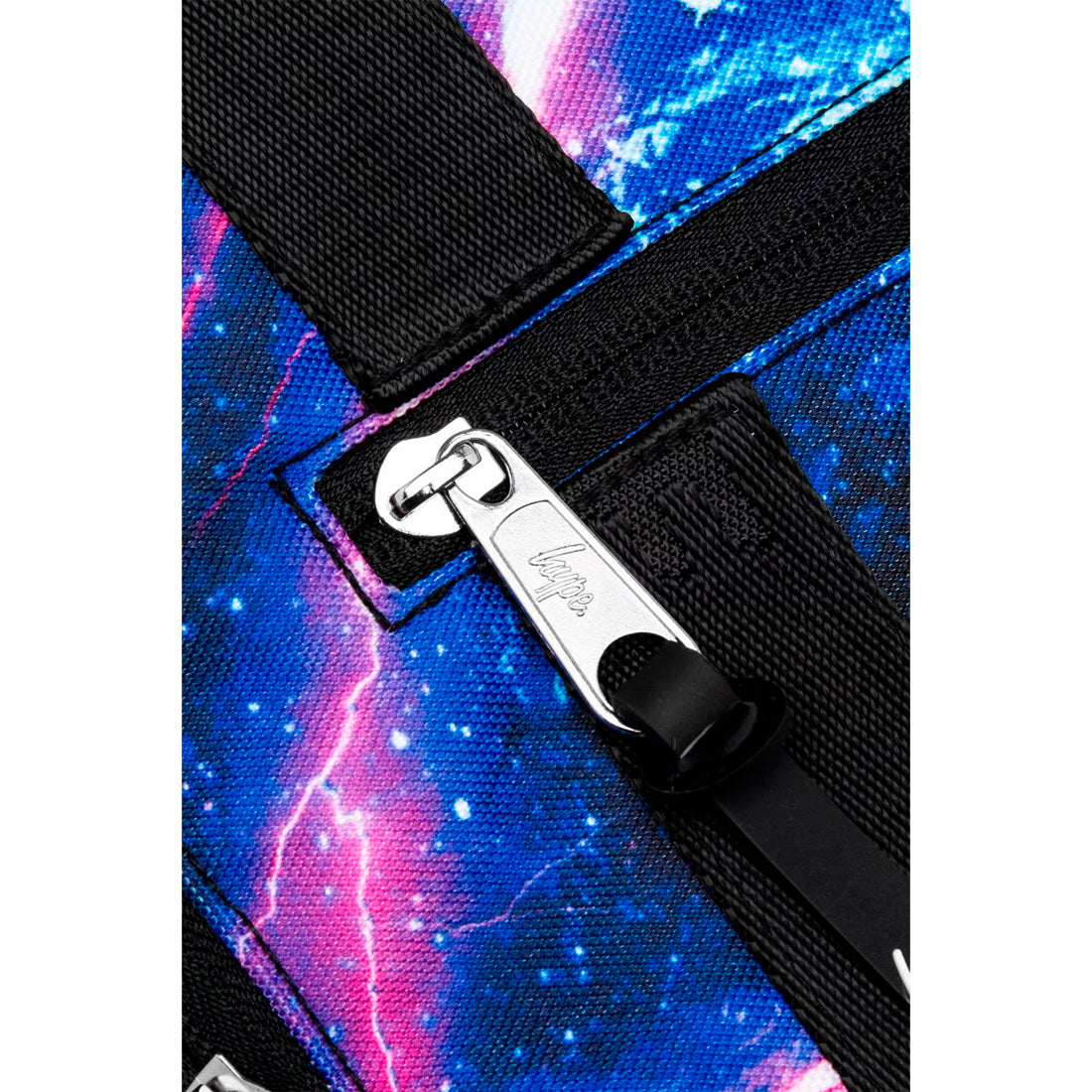 Hype Blue & Purple Galaxy Space Boxy Backpack (TWLG-828_1SZ)