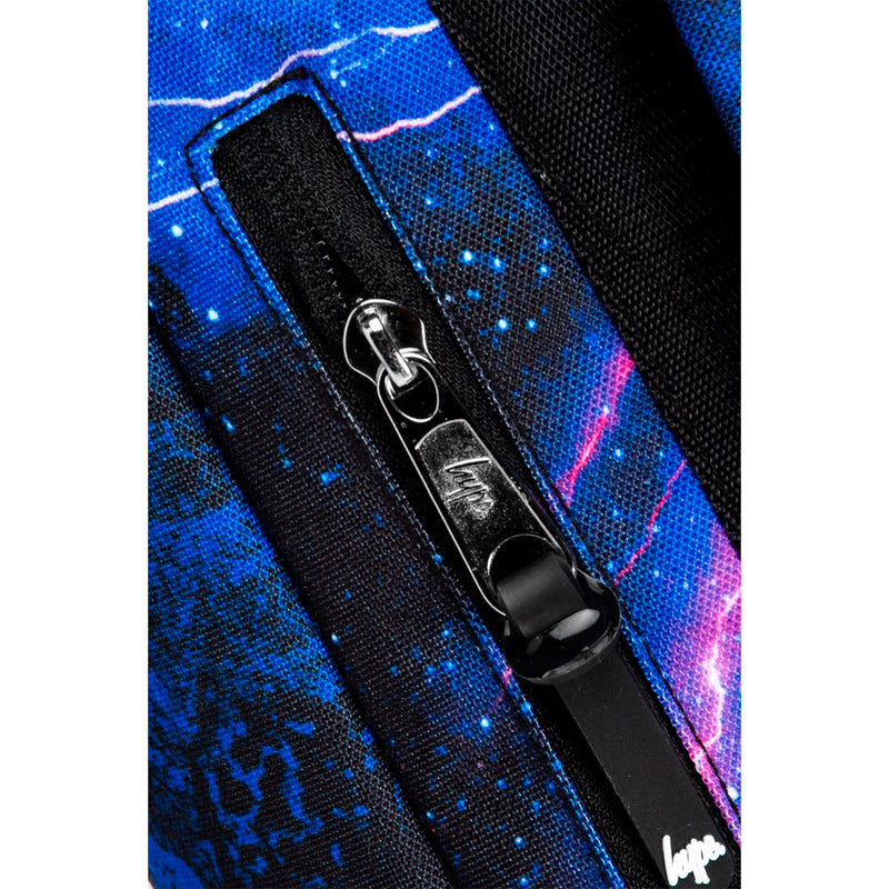 Hype Blue & Purple Galaxy Space Boxy Backpack (TWLG-828_1SZ)