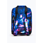 Hype Blue & Purple Galaxy Space Boxy Backpack (TWLG-828_1SZ)
