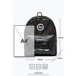 Hype Navy Blue Crack Backpack (TWLG-773_1SZ)