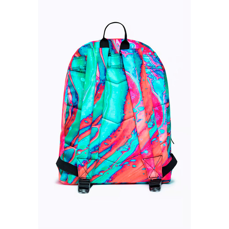 Hype Orange & Green Out Of Space Marble Backpack (TWLG-717_1SZ)