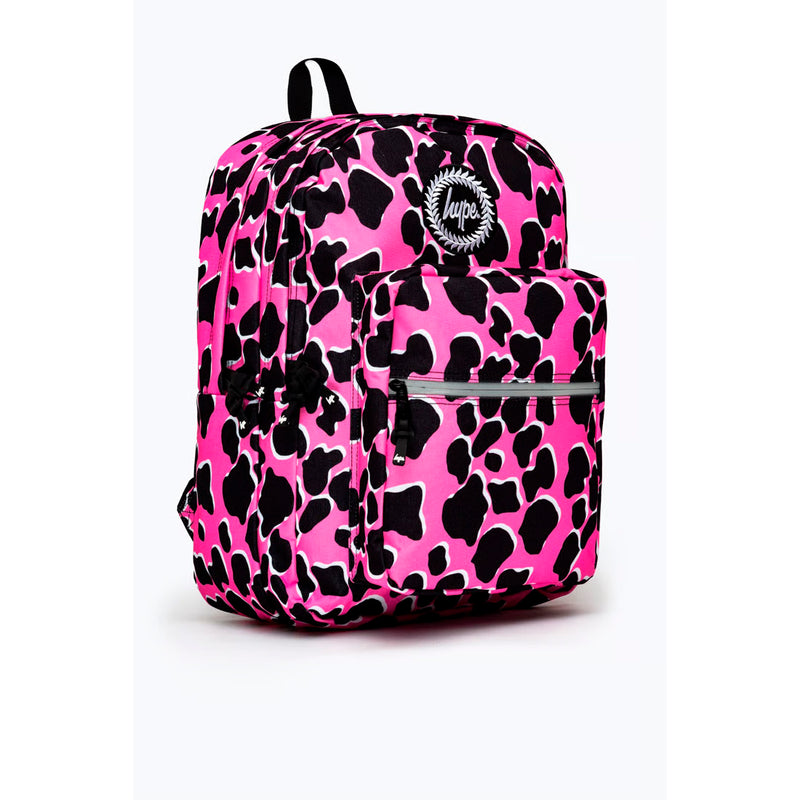 Hype Pink & Black Outlıne Anımal Utılıty Backpack (TWLG-861_1SZ)