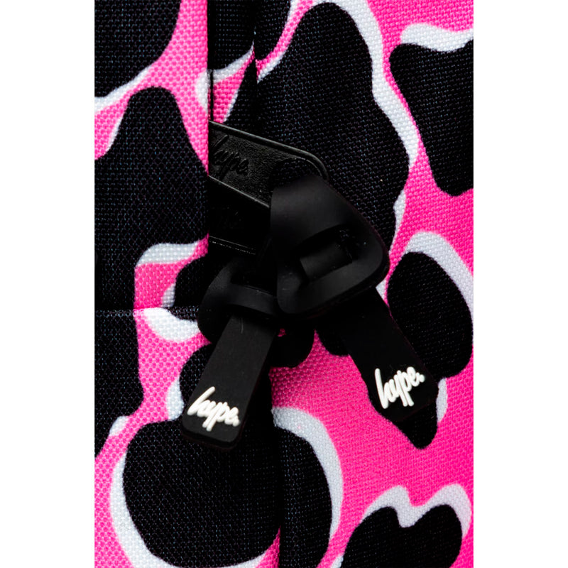Hype Pink & Black Outlıne Anımal Utılıty Backpack (TWLG-861_1SZ)