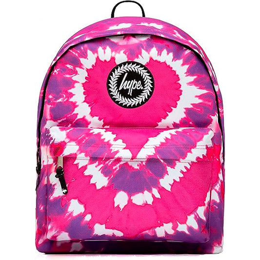 Hype Pink Heart Hıppy Tıe Dye Backpack (TWLG-784_1SZ)