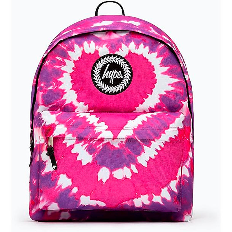 Hype Pink Heart Hıppy Tıe Dye Backpack (TWLG-784_1SZ)