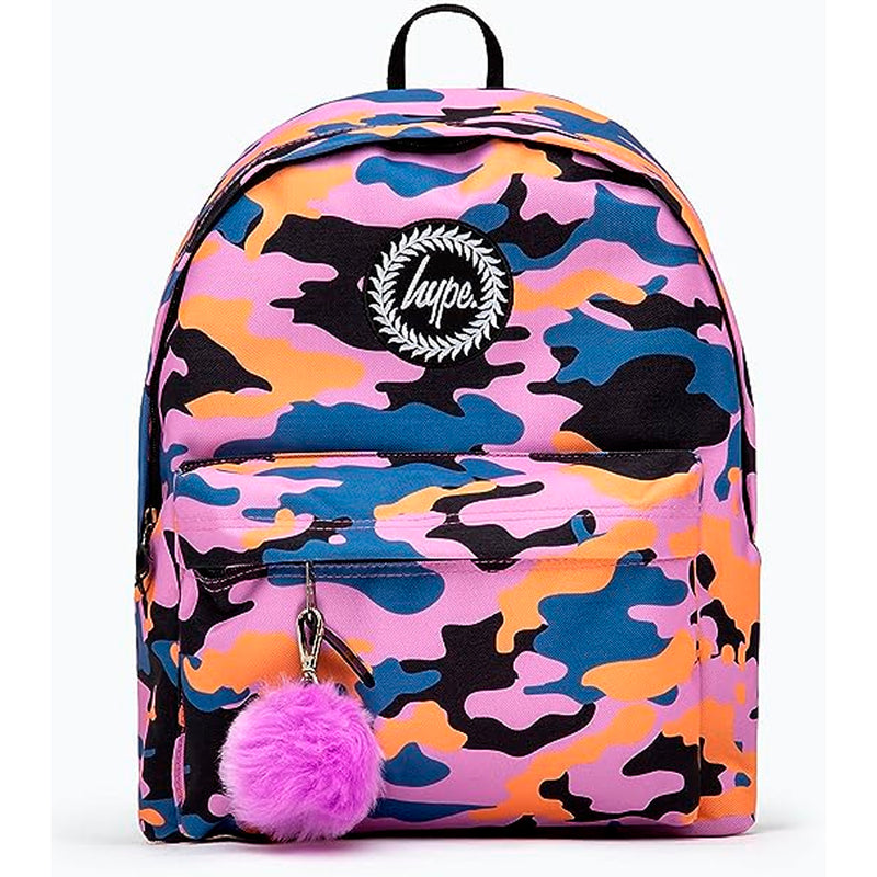 Hype Purple & Orange Camo Backpack (TWLG-754_1SZ)