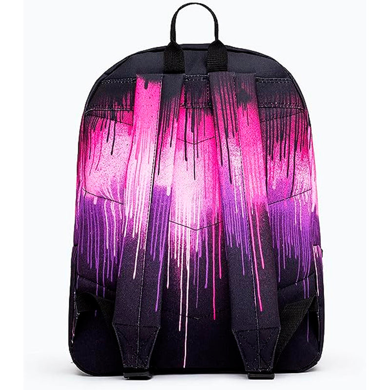 Hype Purple & Pink Drıp Boxy Backpack (TWLG-825_1SZ)