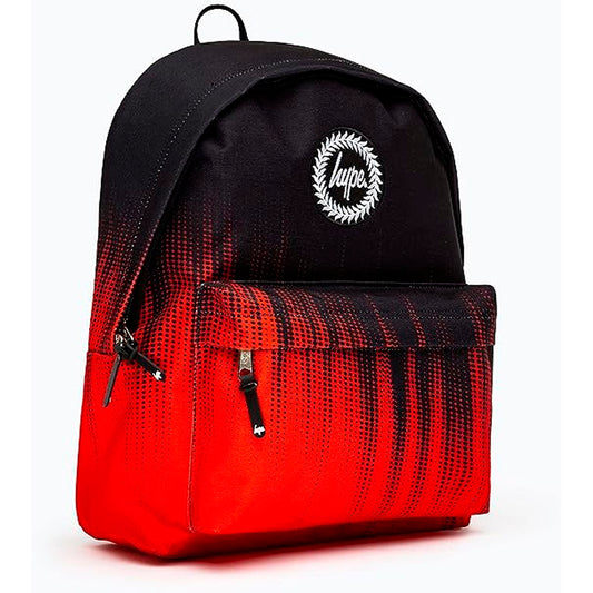 Hype Red & Black Half Tone Fade Backpack (TWLG-707_1SZ)