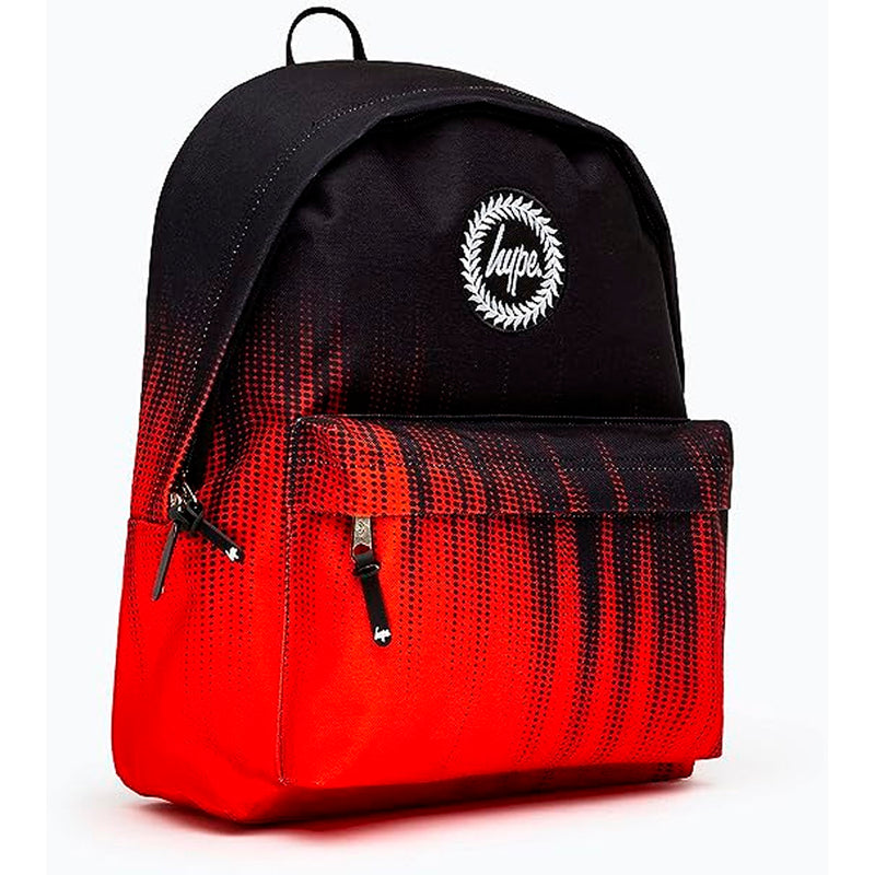 Hype Red & Black Half Tone Fade Backpack (TWLG-707_1SZ)