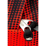 Hype Red & Black Half Tone Fade Backpack (TWLG-707_1SZ)