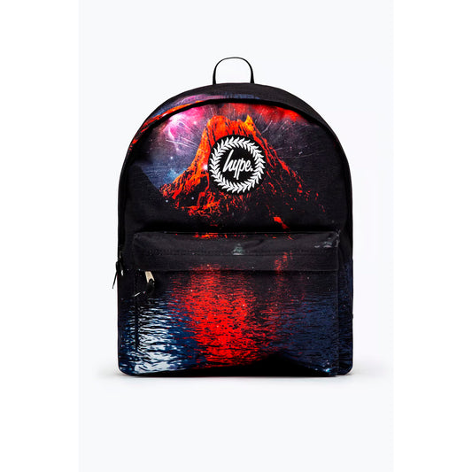 Hype Red Landscape Volcano Backpack (TWLG-738_1SZ)