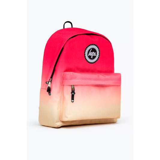 Hype Soft Pink & Peach Backpack (TWLG-804_1SZ)