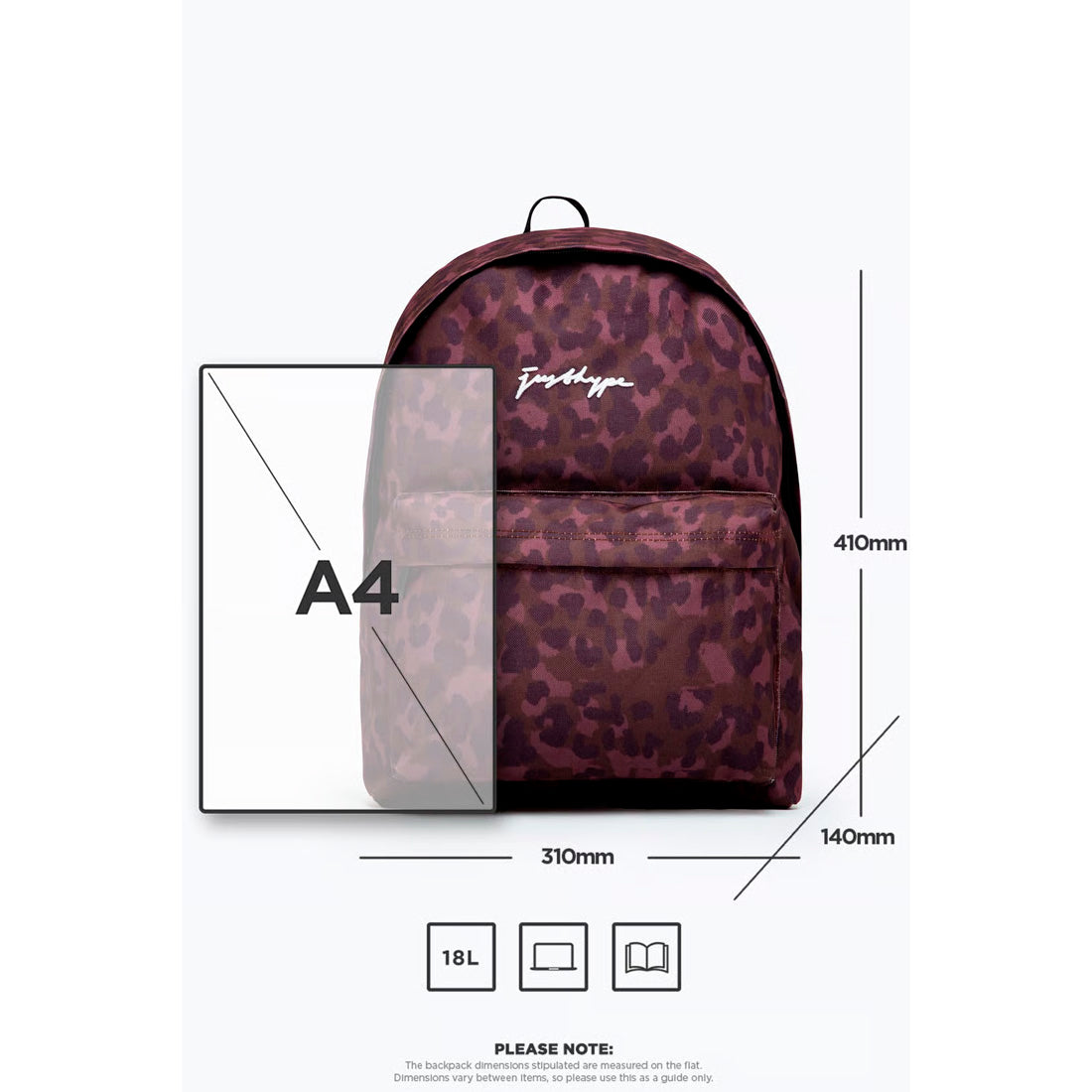 Hype Unisex Brown Choc Cat Scrıbble Backpack (ZVLR-655_1SZ)