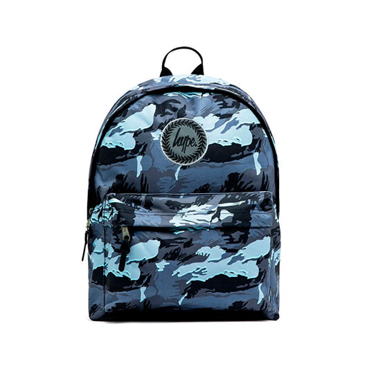 Hype Unisex Gri Kamuflaj Crest Sırt Çantası