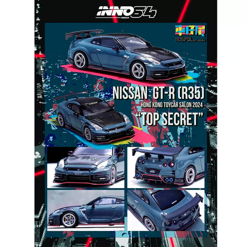 Inno Hong Kong Toy Car Salon 2024 Special Editionin64-R35Ts-Hkts24