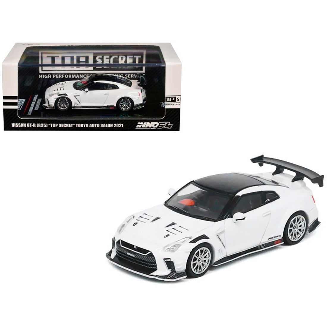 Inno Nissan Gt-R(R35) Top Secret Tokyo Auto Salonin64-R35Ts-Tas2021