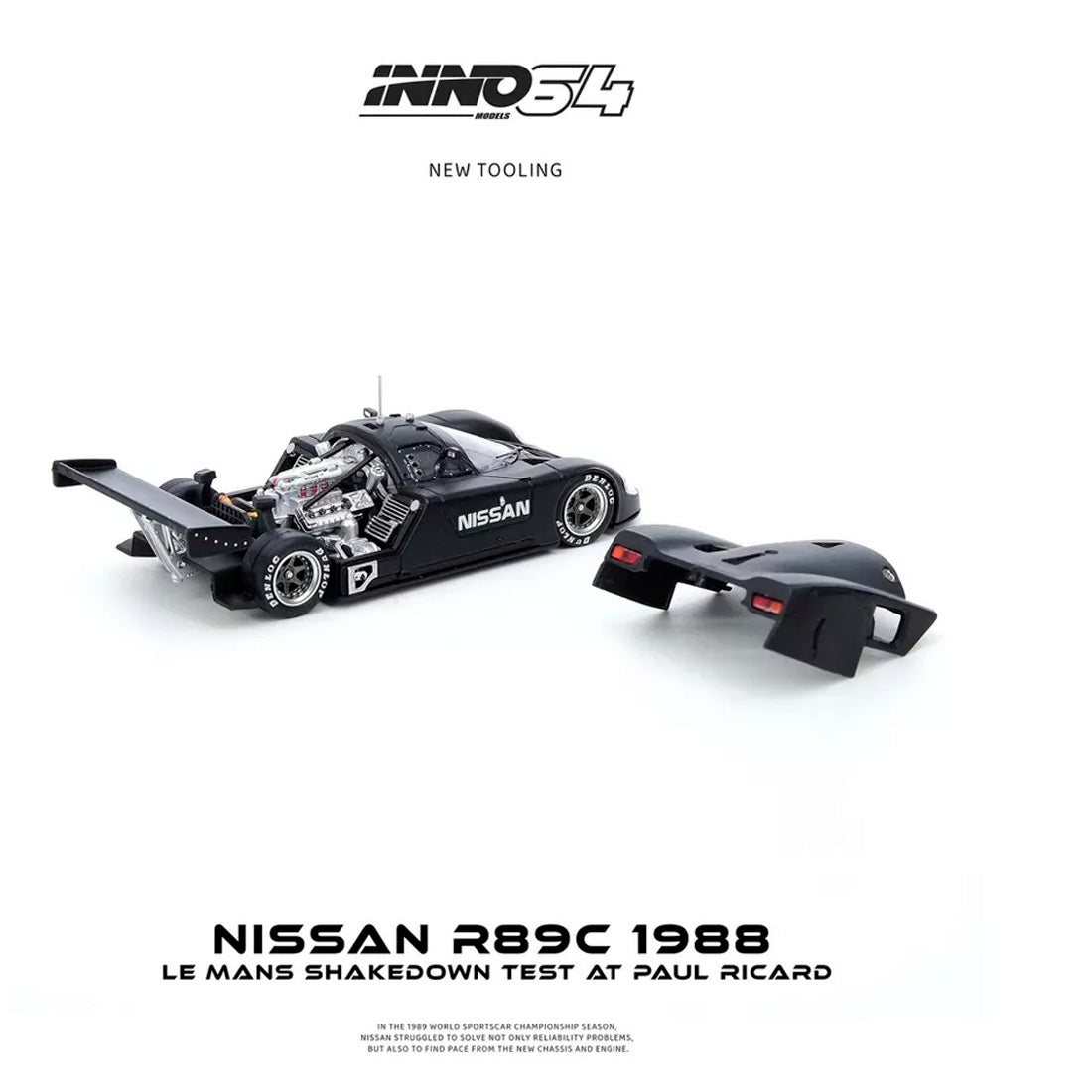 Inno Nissan R89C Le Mans Shakedown Test At Paulin64-R89C-Lmt1988