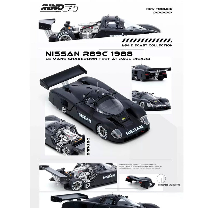 Inno Nissan R89C Le Mans Shakedown Test At Paulin64-R89C-Lmt1988