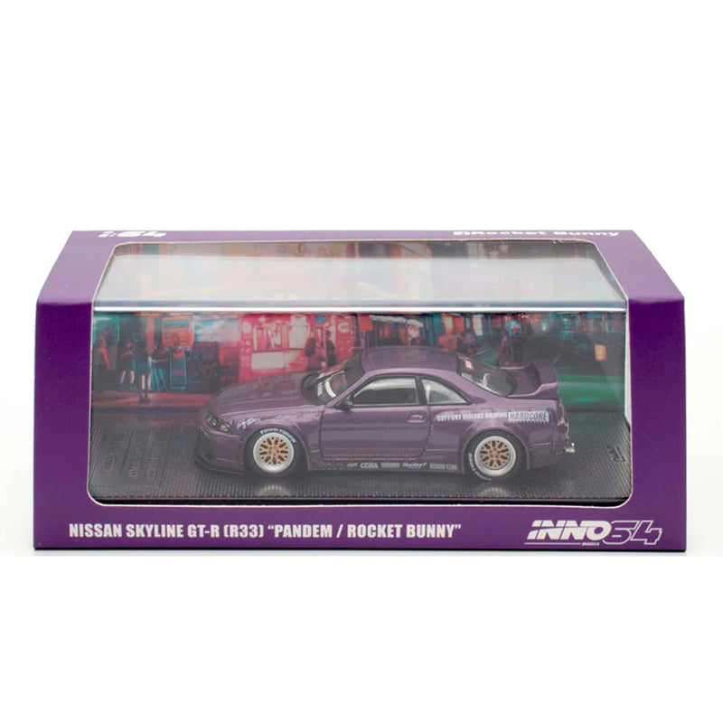 Inno Nissan Skyline Gt-R (R33) Pandem Rocket Bunnyin64-R33P-Ppl