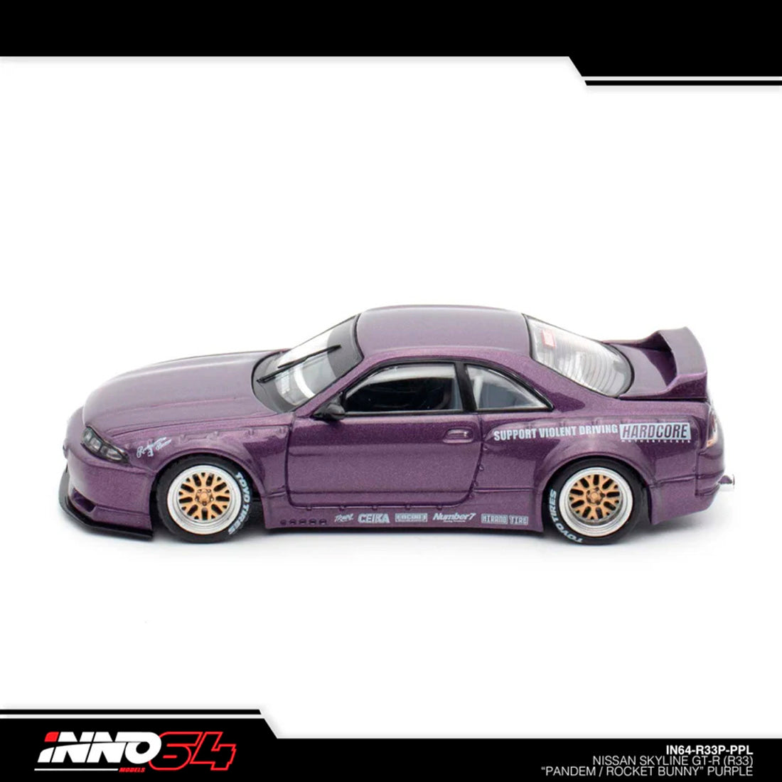Inno Nissan Skyline Gt-R (R33) Pandem Rocket Bunnyin64-R33P-Ppl