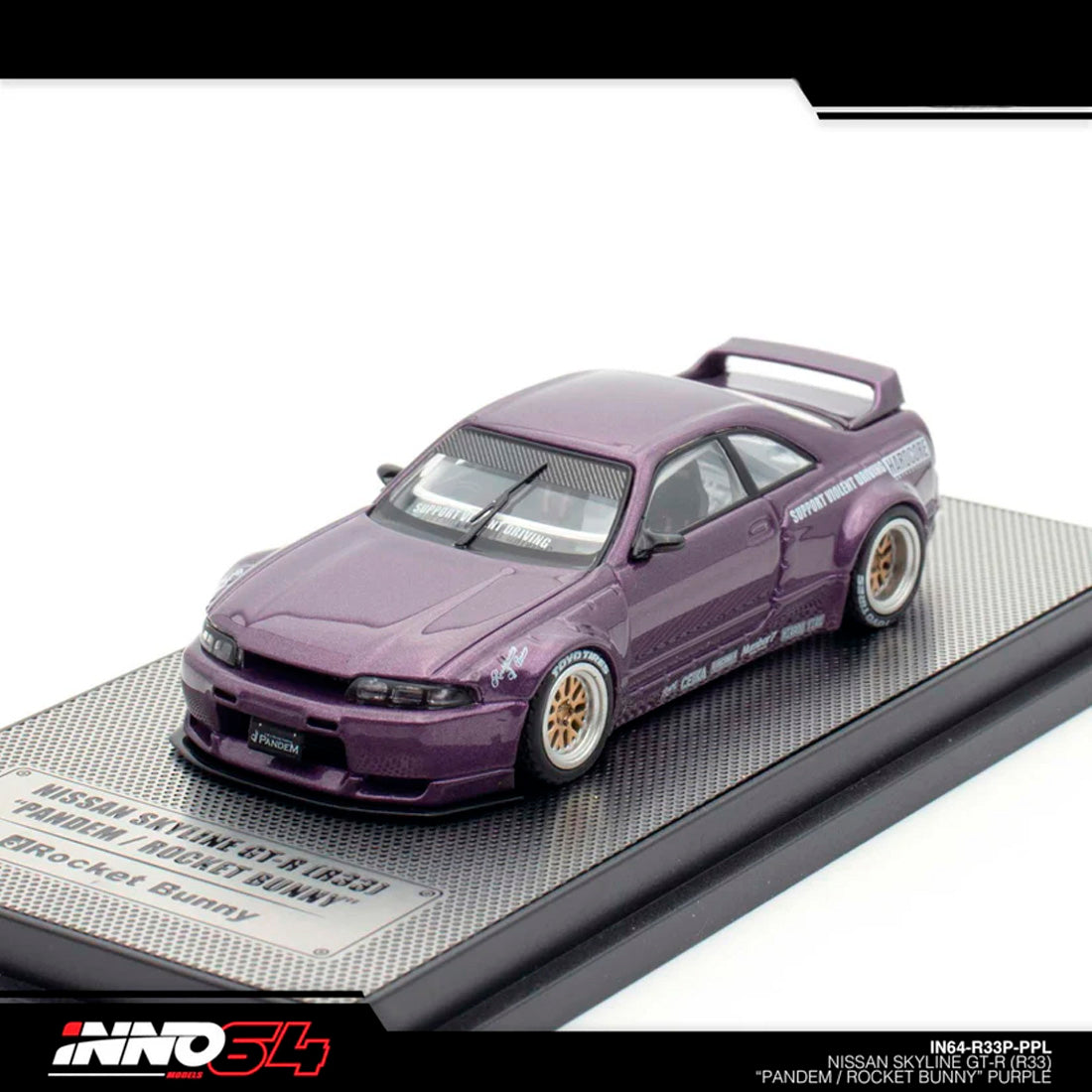 Inno Nissan Skyline Gt-R (R33) Pandem Rocket Bunnyin64-R33P-Ppl