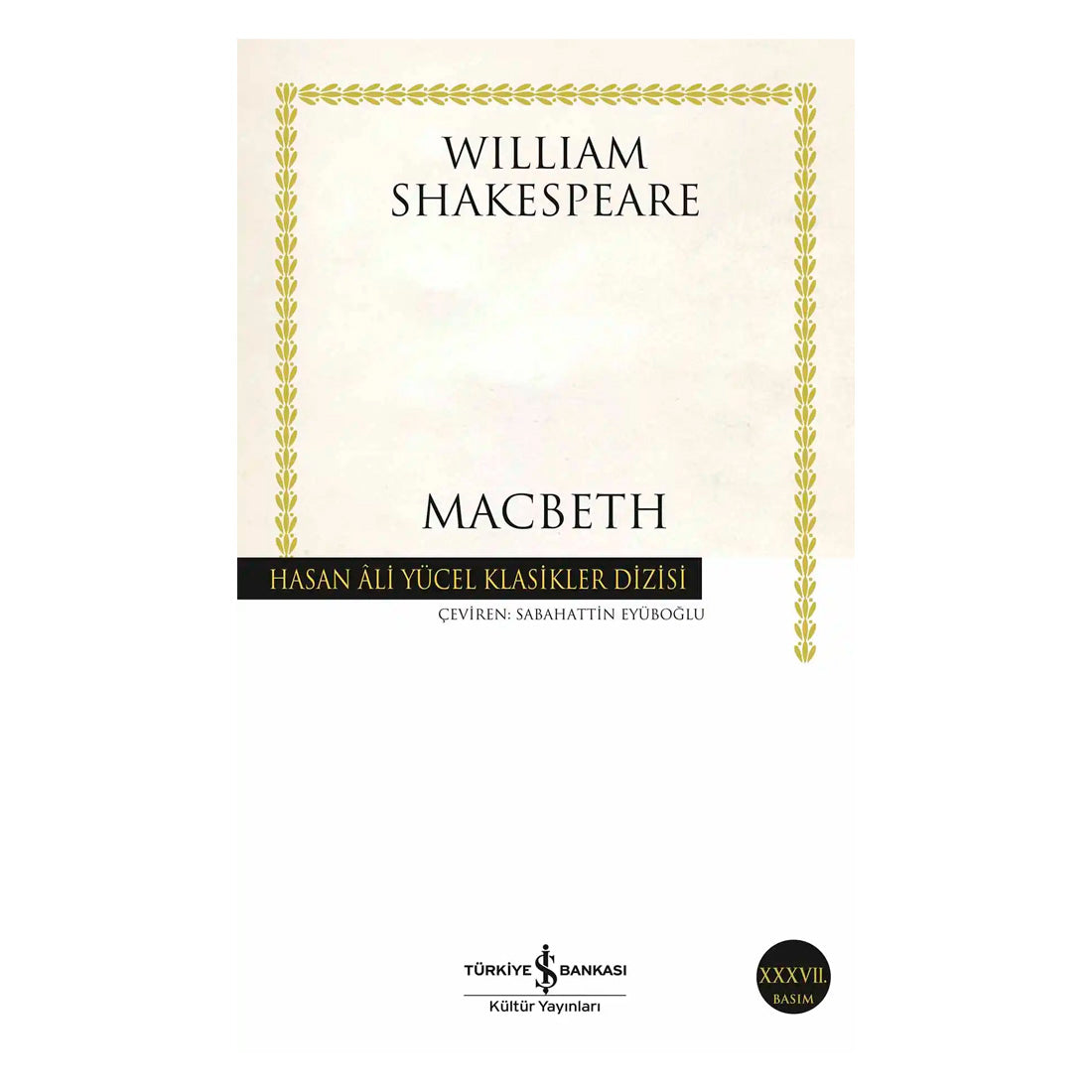 İş Bankası Kültür Yayınları Macbeth